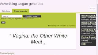 FUNNIEST SLOGAN GENERATOR EVER!!!