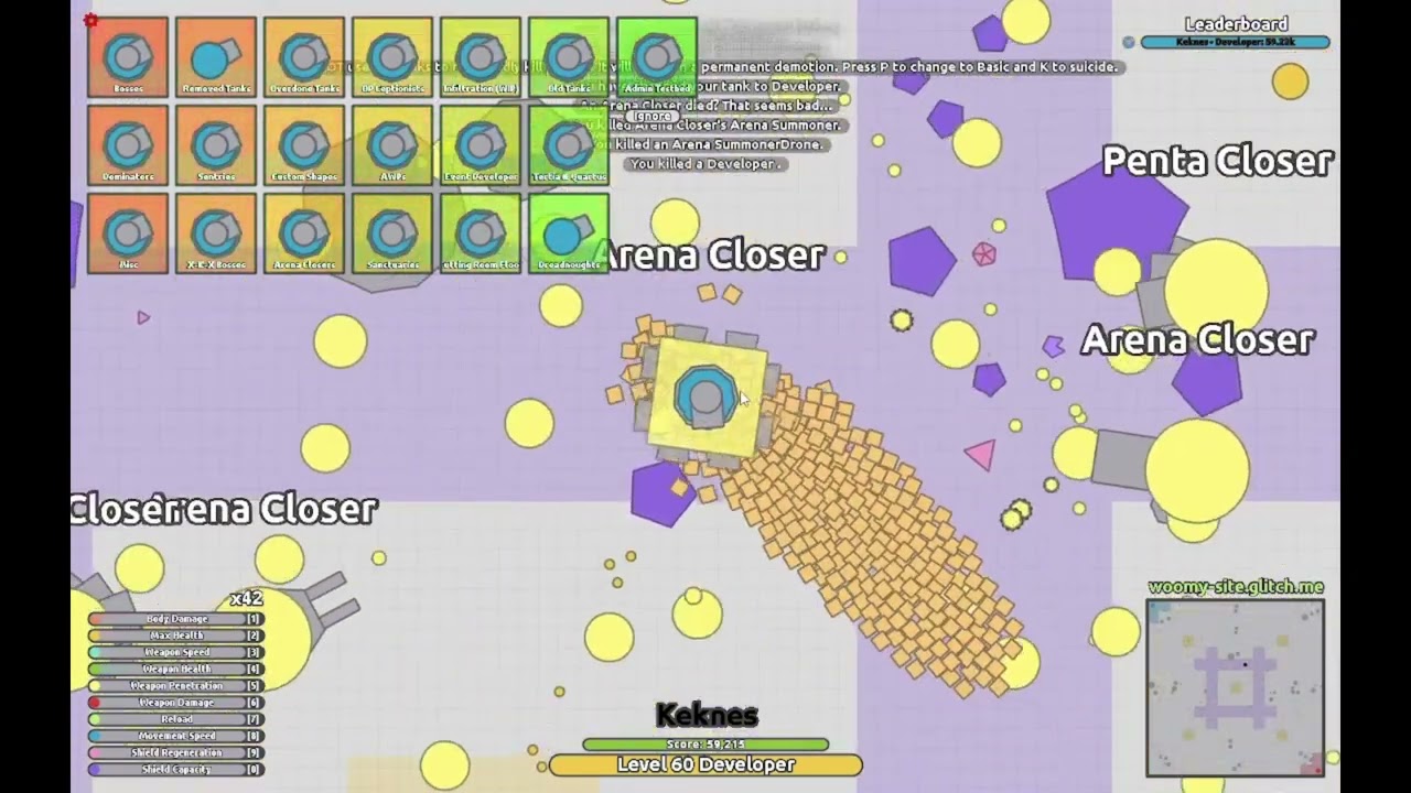 Arras io'da Arena Closer'ları öldürürsem ne olur ?