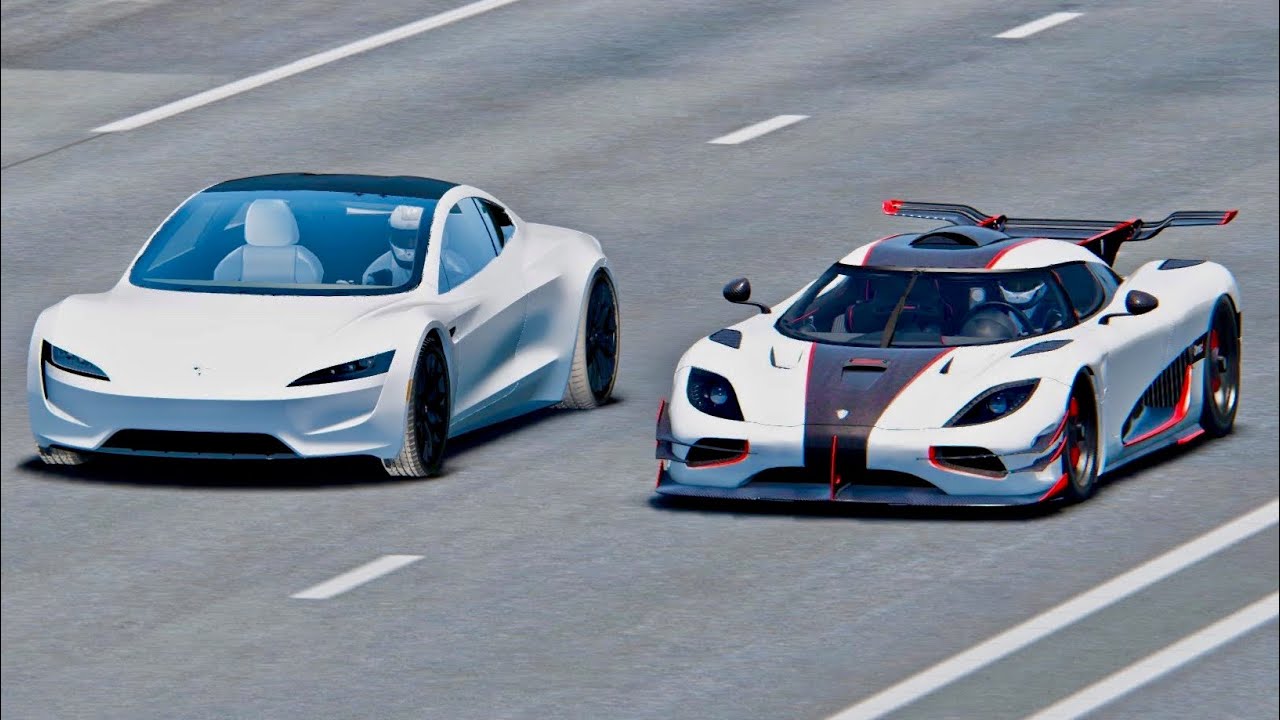 Koenigsegg One 1 >> Tesla Roadster vs Koenigsegg One:1 - Drag Race - YouTube Koenigsegg One 1 >> Tesla Roadster vs Koenigsegg One:1 - Drag Race - YouTube