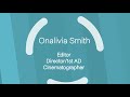 Onalivia Smith- Demo Reel 2021