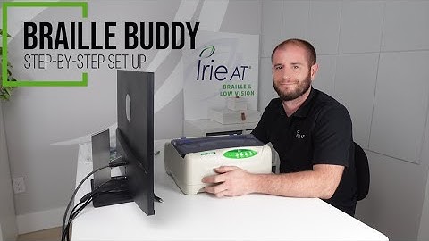 Braille Buddy Embosser: Step-by-Step Setup