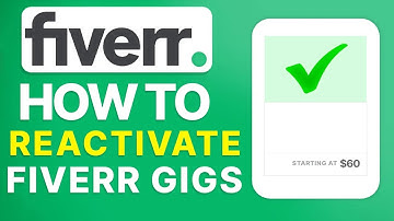 How to Reactivate your Fiverr Account