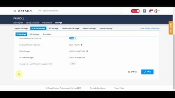Explainer - Payroll Settings - PF&ESI