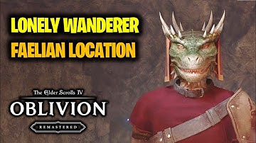 Where to Find Faelian (The Lonely Wanderer) | Elder Scrolls 4 Oblivion Remastered