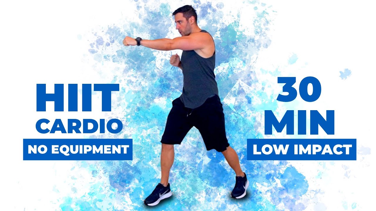 30 Minute Fat Burning HIIT Cardio Workout, No Equipment Full Body ...