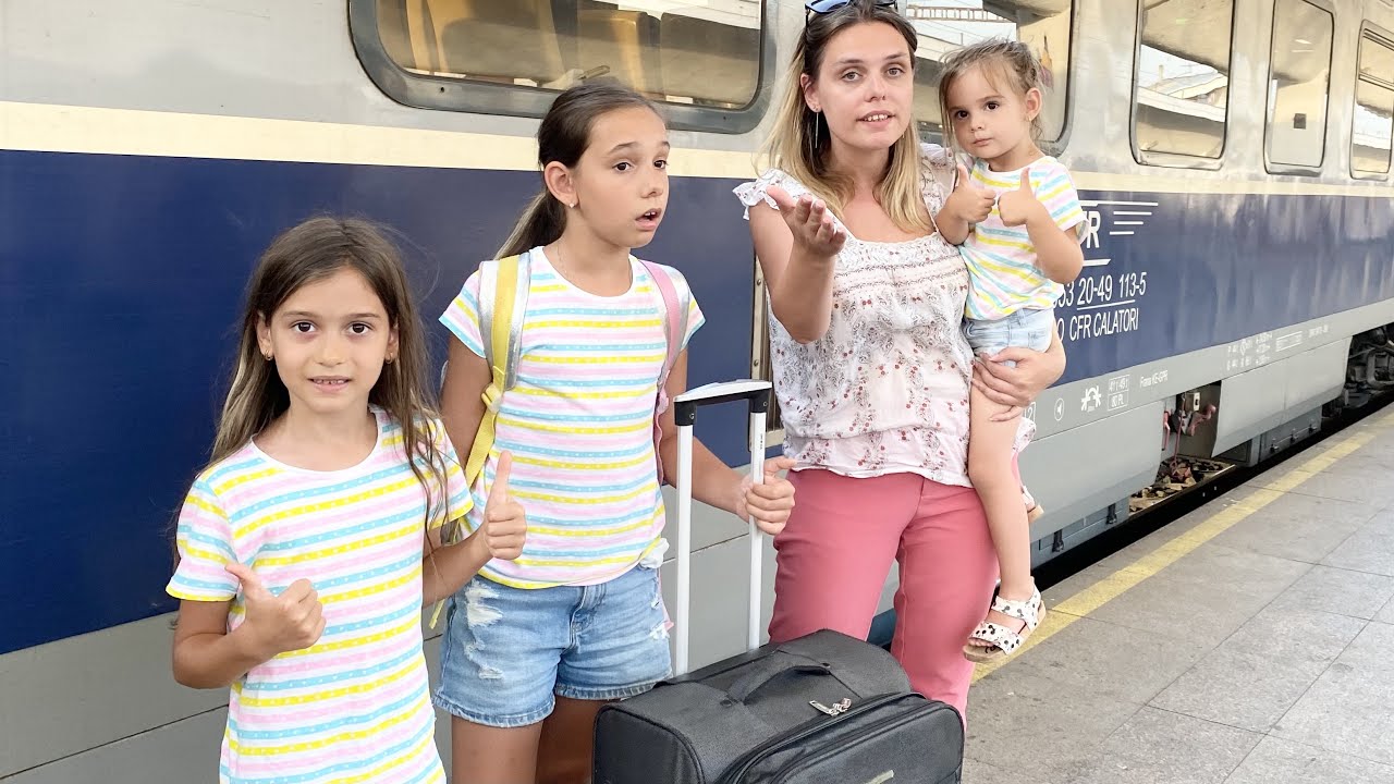 👨‍👩‍👦‍👦 FAMILIA MAREI ⏰ 24 de ORE din  NOU în TREN 🚅