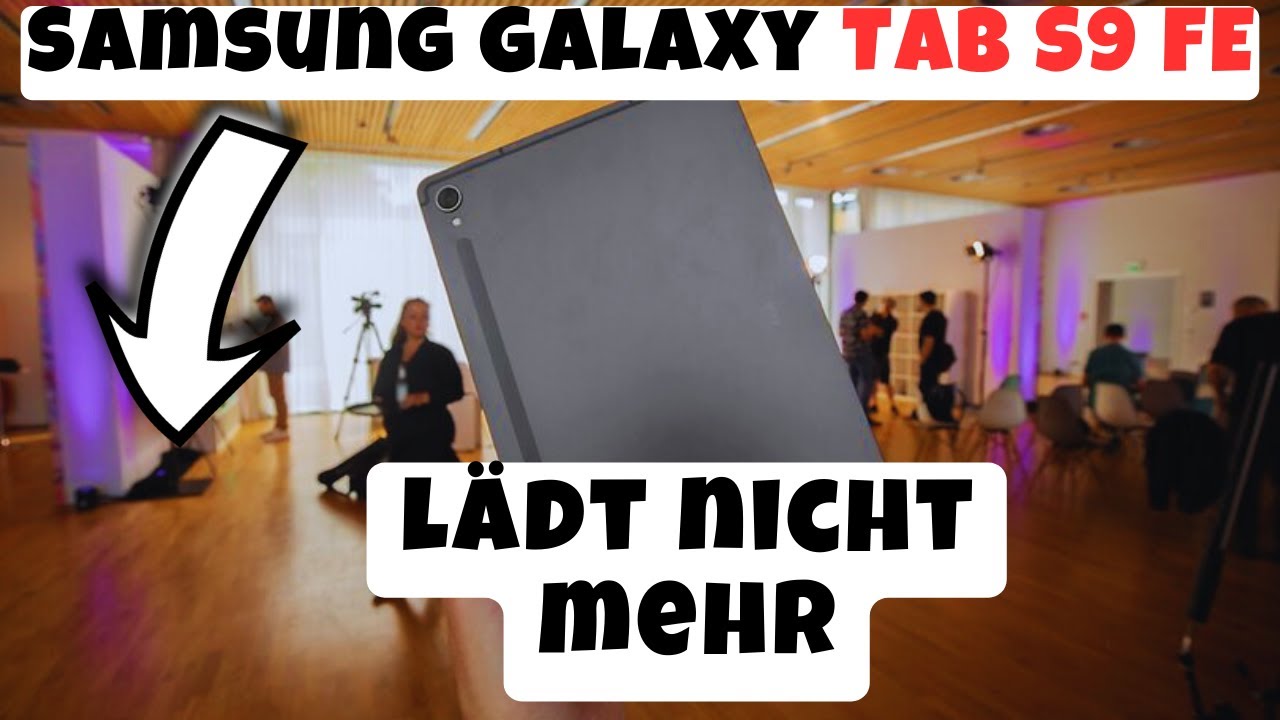 Samsung Galaxy Tab S9 FE lädt nicht mehr - YouTube
