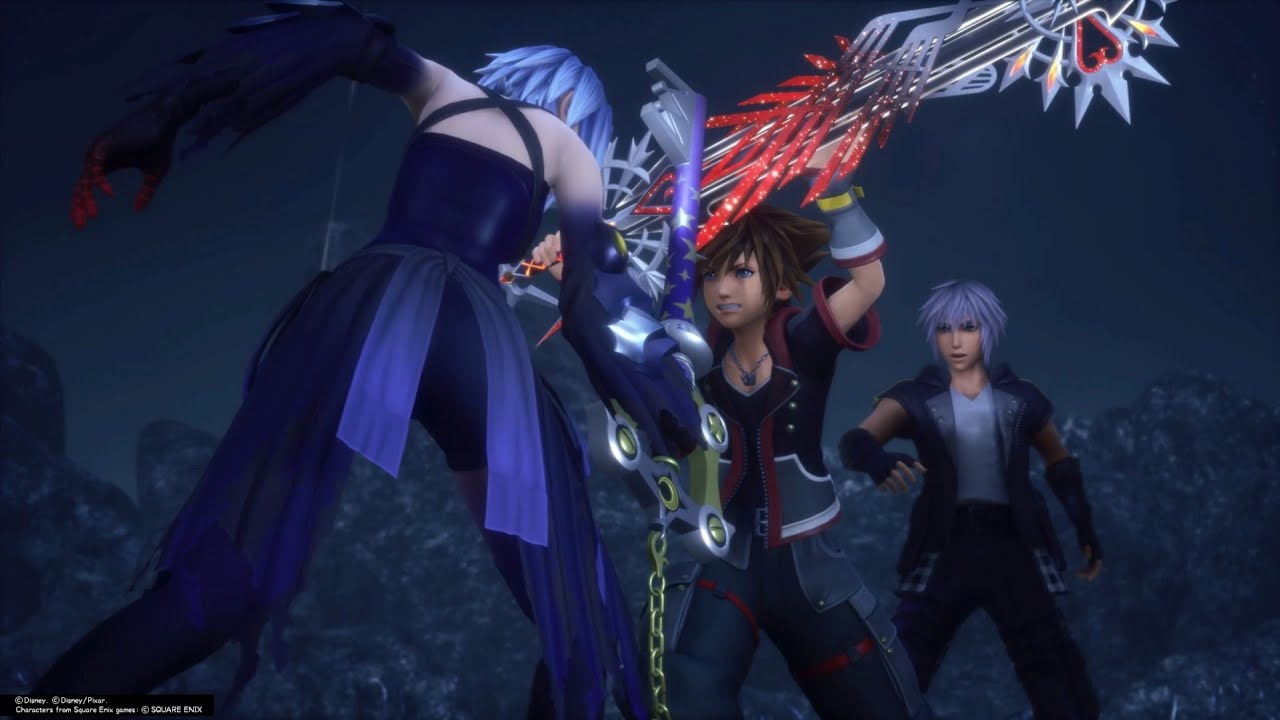 KINGDOM HEARTS Ⅲ(PS4) Anti-Aqua Boss Battle - YouTube