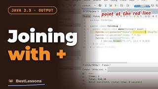 Java 2.3 - Joining with +: a Till Slip, the R128 Trap and String.format