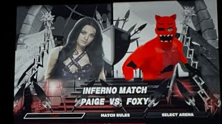 Paige Vs Foxy (WWE2k14 Halloween Special)