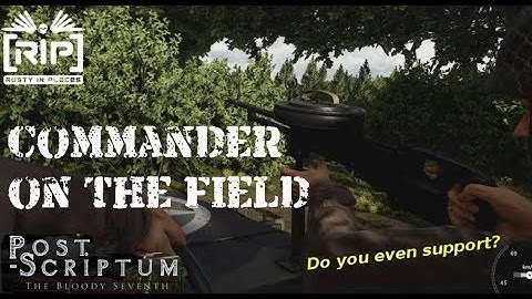 Post Scriptum - Commander on the Field - Jeep Combat!