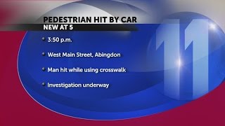 Pedestrian hit by vehicle in Abingdon, Va.