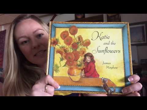 Katie and the Sunflower外 世界名画おすすめ英語絵本12冊 Katie and The Sunflowers & other Tales (12冊合售)/凱蒂遊名畫系列
