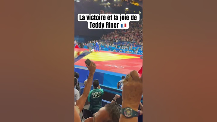 La victoire de Teddy Riner aux JO Paris 2024.