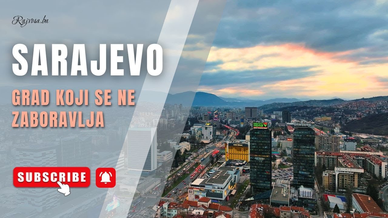 Sarajevo – Grad koji se ne zaboravlja | Pogled iz zraka 🏙💙| Aerial view