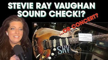 STEVIE RAY VAUGHAN - SOUND CHECK?! MORE LIKE A FULL CONCERT! - REACTION VIDEO