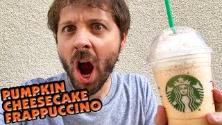STARBUCKS PUMPKIN CHEESECAKE FRAPPUCCINO - Secret Menu! - Max's Munchies