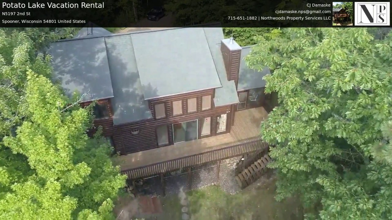 Spooner, Wisconsin Vacation Home Rental Potato Lake Vacation Rental YouTube
