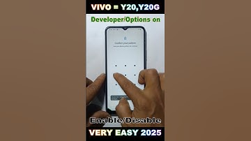 Vivo Y20 y20g. How to Enable the Developer, Options? for USB Debugging etc.  Settings 2025