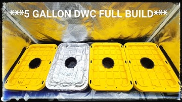 How To Build A 5 Gallon DWC Tote | Parts List | #Hydroponics