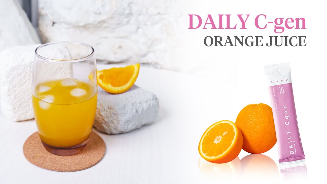 NAMA How to Enjoy Your Collagen Drink Orange Juice Daily YouTube