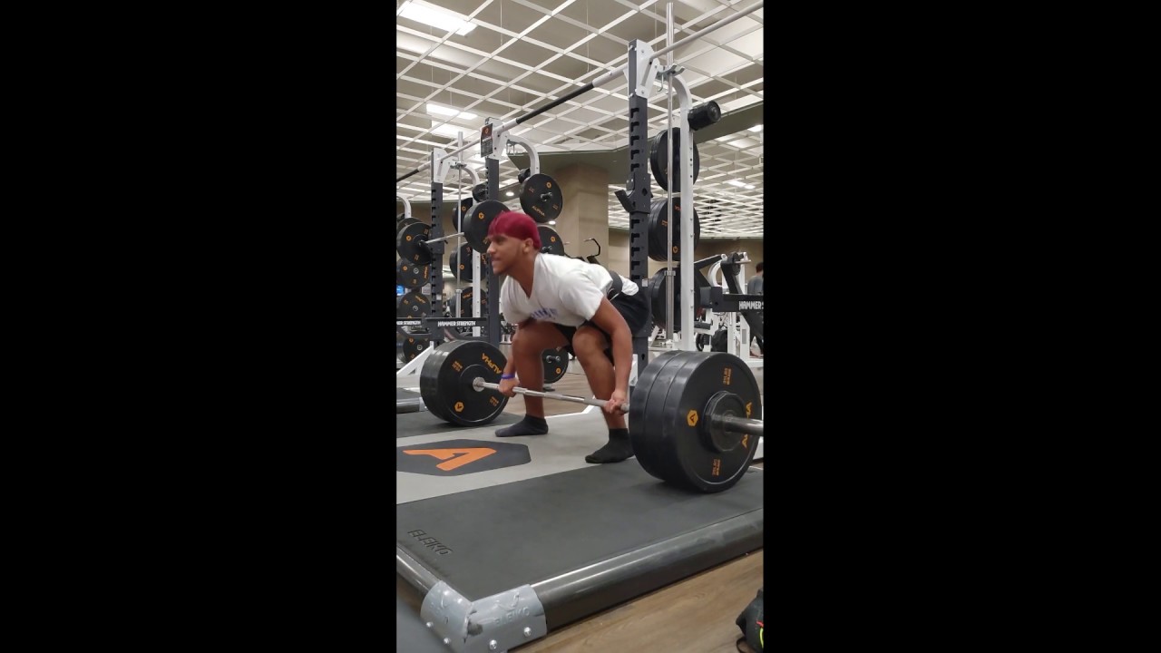 12 year old Deadlifts Max 305 Max! YouTube