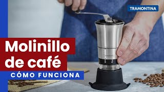 Cómo moler café en el molinillo manual?