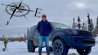 Driving my new old Sequoia north to Alaska in –22° and ripping it apart