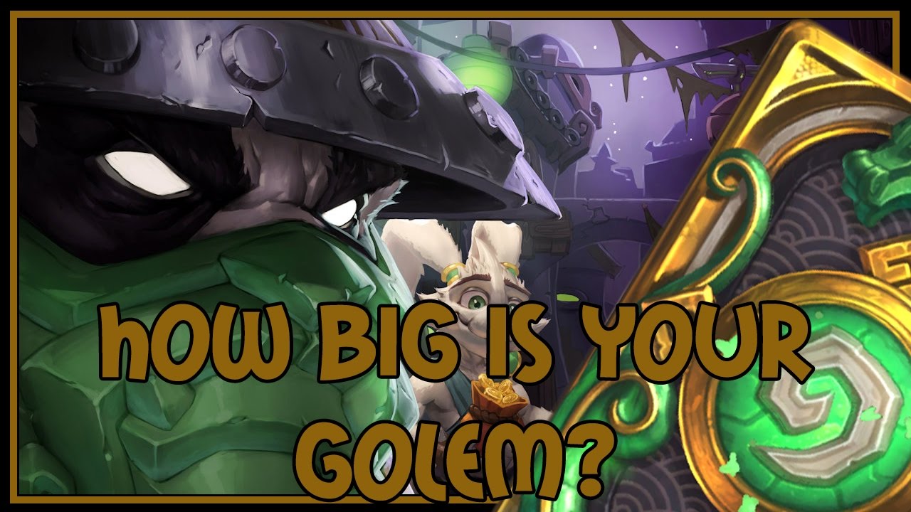 Hearthstone: How big is your golem? (jade druid)