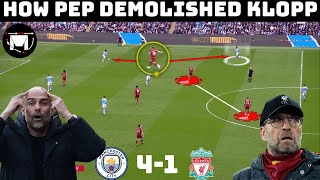 Tactical Analysis : Manchester City 4-1 Liverpool | The Pep Klopp Rivalry continues |