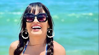 De Biquíni, Milene Pavorô Exibe Piercing Na Praia E Agita A Web