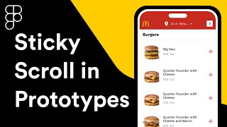 Figma / Sticky Scroll in Prototypes (2023)