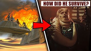 How Bib Fortuna SURVIVED Jabba's Sail Barge Explosion