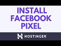 How To Install Facebook Pixel On Hostinger Website Builder | Meta Pixel Setup Tutorial