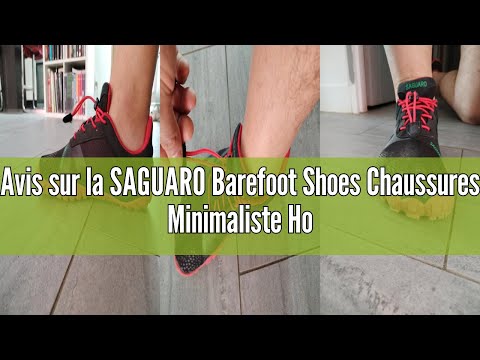 Chaussures De Trail Barefoot SAGUARO Homme Femme - Fitness Et Aqua Shoes