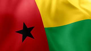 GUINEA BISSAU - Waving Flag Loop 4K