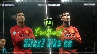 How to Make a Slicx7 CC for Football Edits!!! | After Effects Tutorial