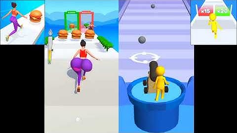 Twerk Race 3D VS Join Clash 3D All Levels Gameplay Android, ios Walkthrough New Update