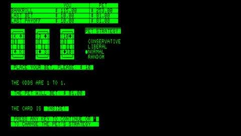 Acey-deucey for the Commodore PET\Commodore CBM