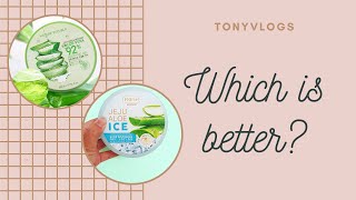 Nature Republic Aloe Vera Gel VS Fresh Jeju Aloe Ice