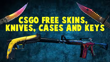 CS:GO Tutorial - How to get free cs go skins cases knives stickers