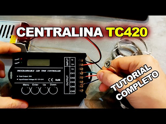 Centralina LED TC420 (TUTORIAL Completo) Collegamento e