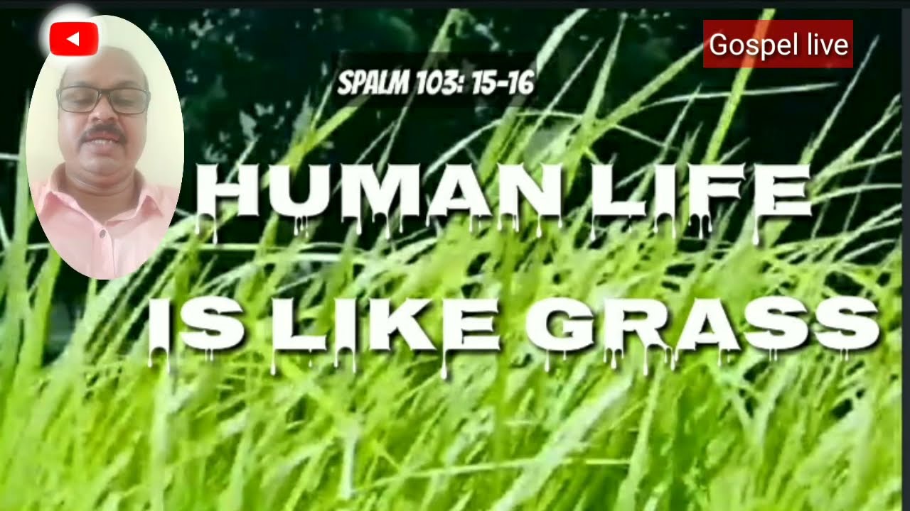 Human life is like grass