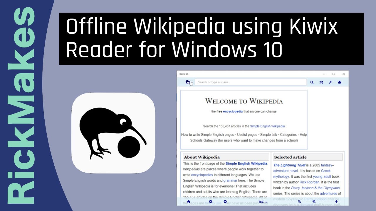 Offline Wikipedia using Kiwix Reader for Windows 30