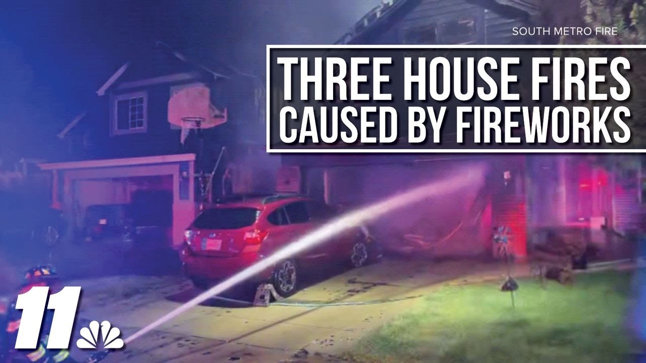 Improperly disposed fireworks burned down three Colorado homes