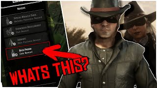 Bandit Mask and MYSTERIOUS Base POISON Added To Red Dead Online