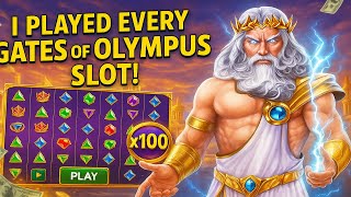 I TRIED EVERY GATES OF OLYMPUS SLOT!!! PROFIT!!!!