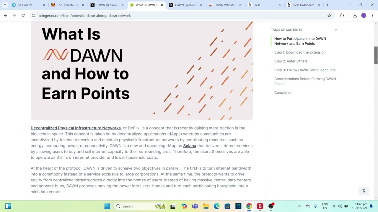 Don't Miss The Dawn Internet Depin Airdrop On Solana!
