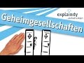 Geheimgesellschaften einfach erklärt (explainity® Erklärvideo)