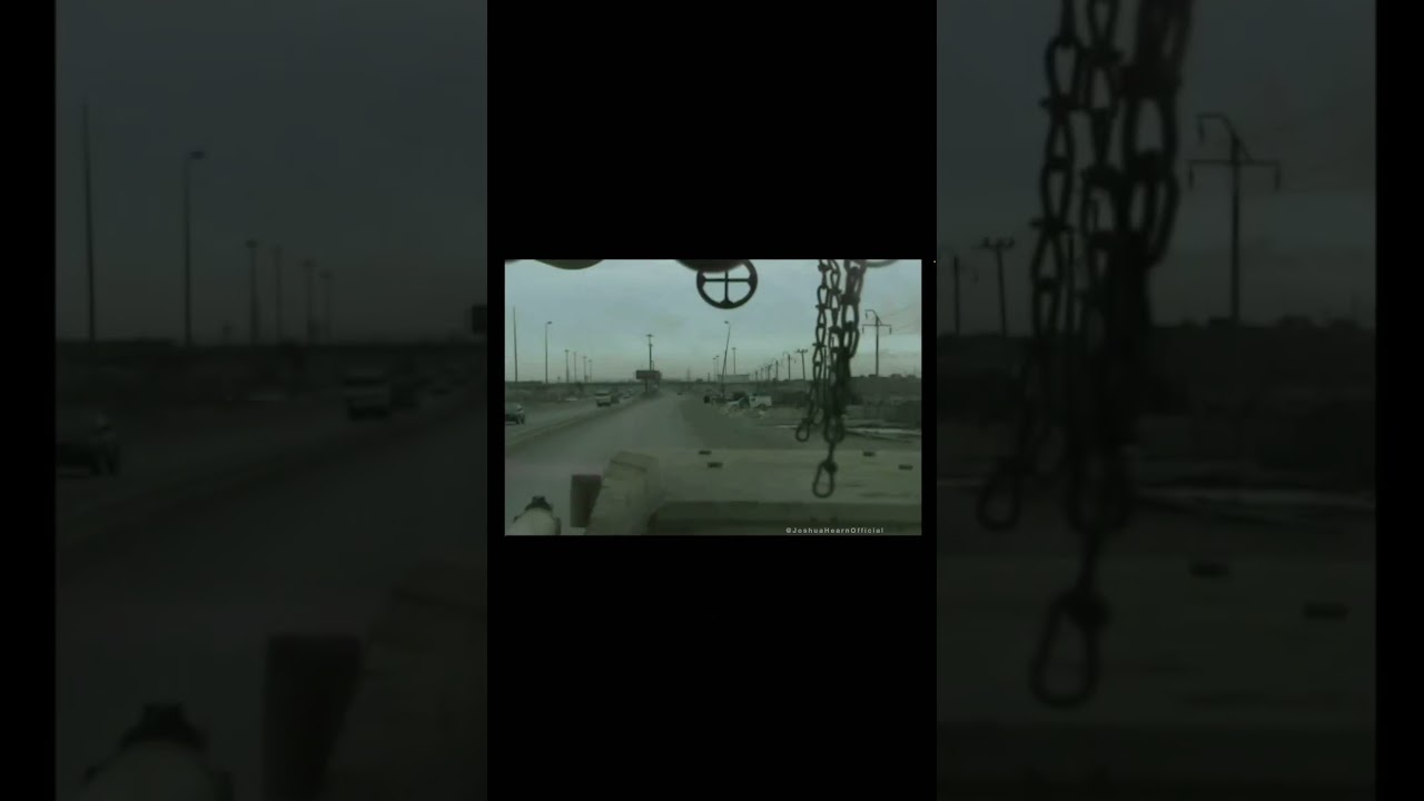 An M1A1 Abrams from the Big Red One on patrol in Baghdad, Iraq 2007 #war #army #military